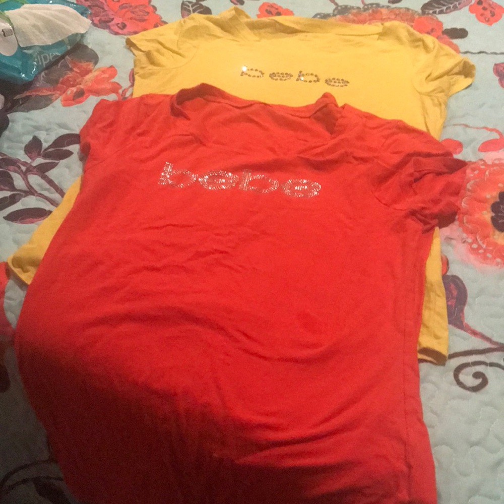 Bebe embellished T-shirt’s